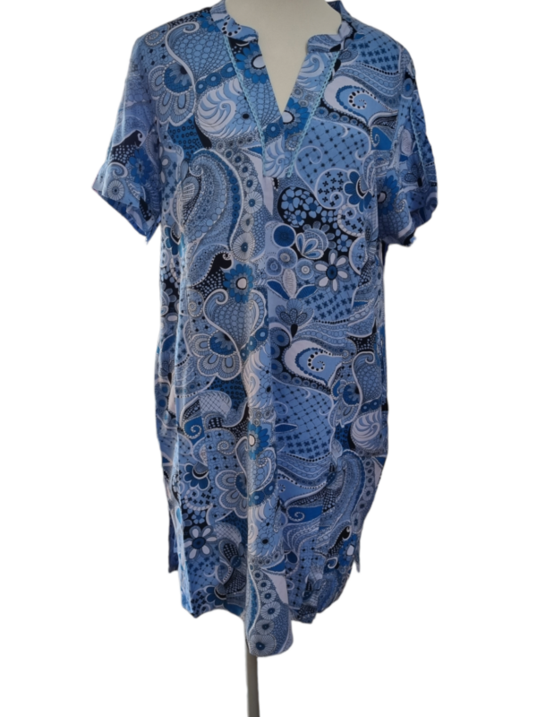 Cassiopeia kjole Calanna blå 54 - 56 billede