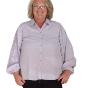 Zhenzi skjorte bluse syren Lisa M billede
