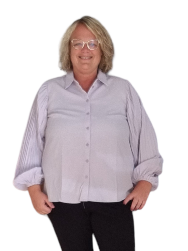 Zhenzi skjorte bluse syren Lisa M billede