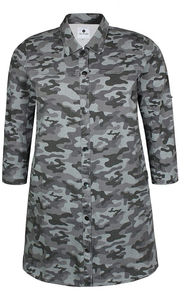 Zhenzi jakke skjorte Army Romina 50 - 52 billede