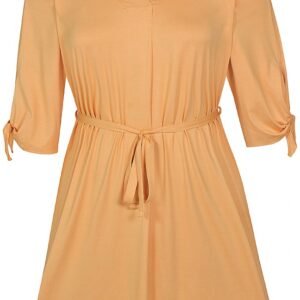 Zhenzi kjole Carlee orange XL billede