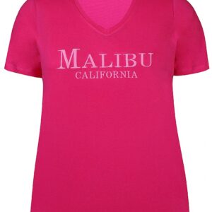 Zhenzi t-shirt i bomuld ANNABEL Pink M billede