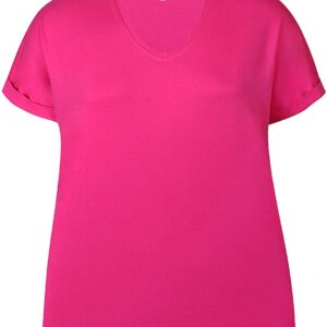 Zhenzi t-shirt i bomuld ALBERTA Pink XL billede
