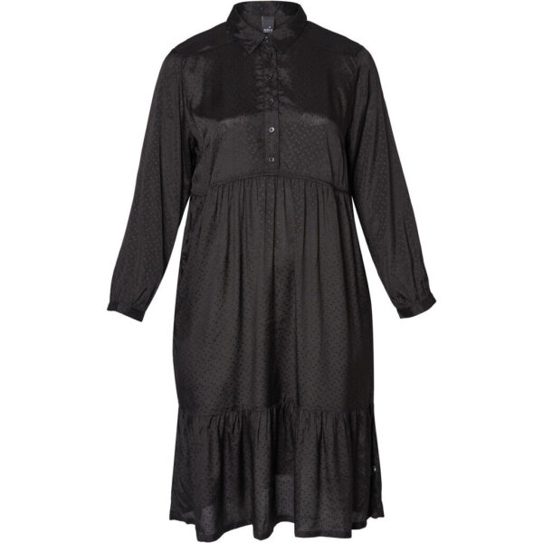 Adia - Kjole - Adaggi - Black - Xl/54-56 billede