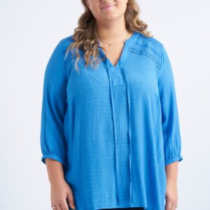 Adia - Bluse - Adaki - Princess Blue - Xl/54-56 billede