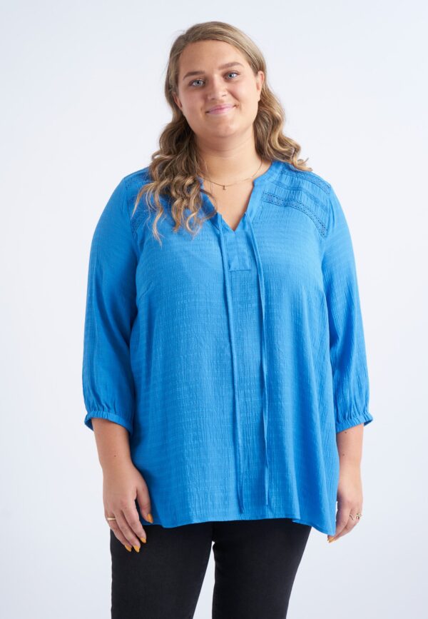 Adia - Bluse - Adaki - Princess Blue - Xl/54-56 billede