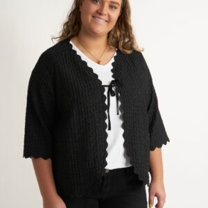 Adia - Cardigan - Adbecca - Black - Xl/54-56 billede