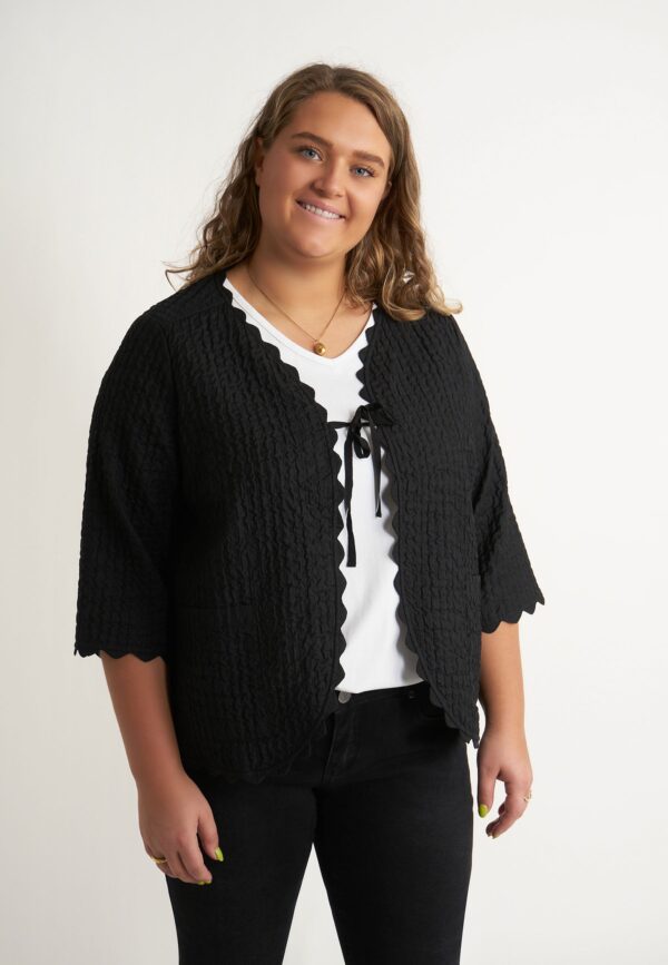 Adia - Cardigan - Adbecca - Black - Xl/54-56 billede