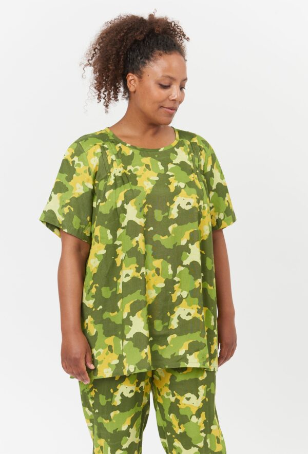 Adia - Bluse - Adbertina - Pine Green - Xl/54-56 billede