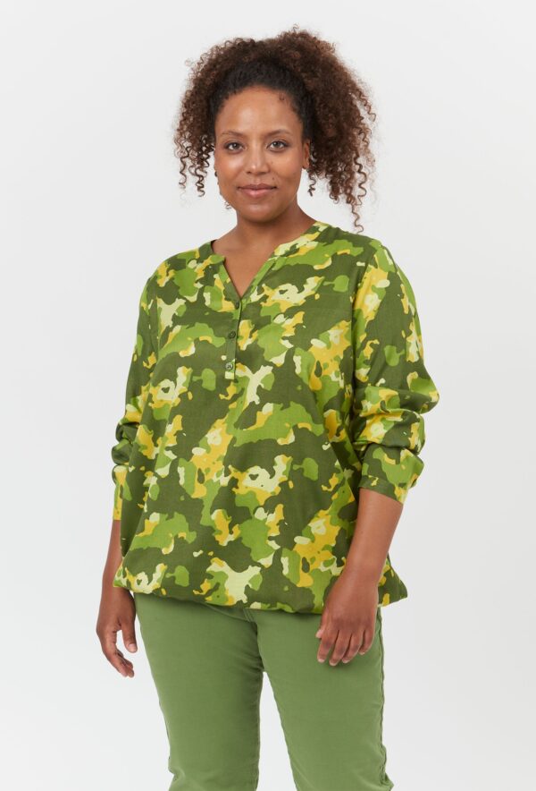 Adia - Bluse - Adbessie - Pine Green - Xs/38-40 billede