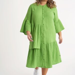 Adia - Kjole - Adbibbi - Green Banana - L/50-52 billede