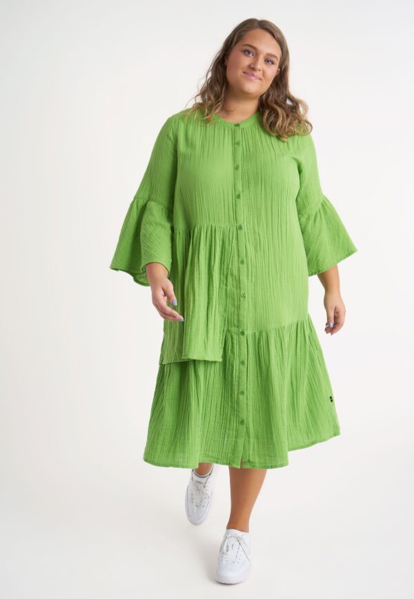 Adia - Kjole - Adbibbi - Green Banana - L/50-52 billede