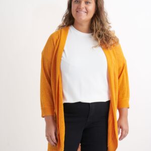 Adia - Cardigan - Adbritta - Cumquat Orange - L/50-52 billede