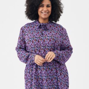 Adia - Bluse - Addagny - Purple - M/46-48 billede