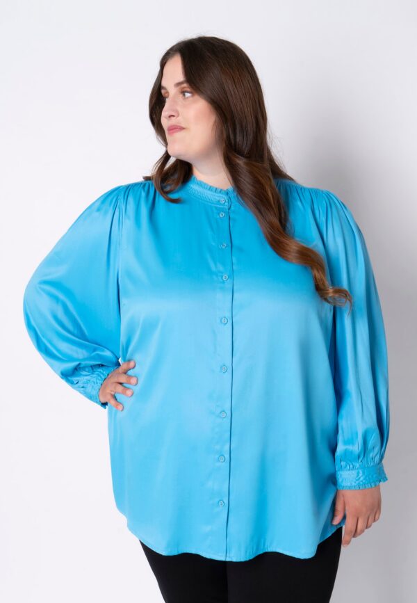 Adia - Bluse - Adelna - Bonnie Blue - Xl/54-56 billede