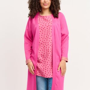 Adia - Bluse - Adeva - Fuchsia Pink - M/46-48 billede