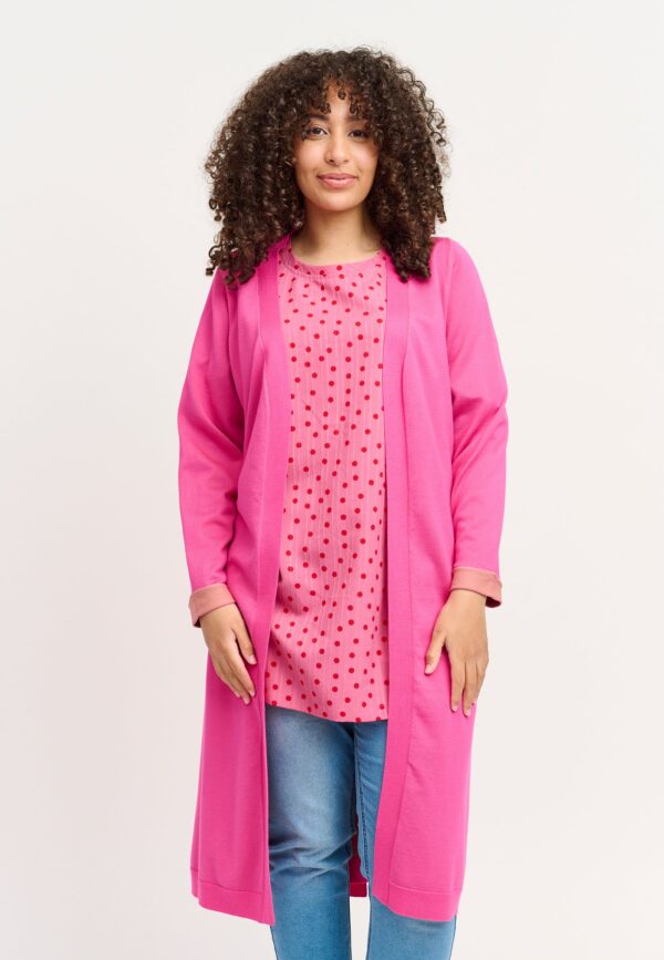 Adia - Bluse - Adeva - Fuchsia Pink - M/46-48 billede