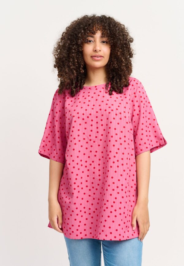 Adia - Bluse - Adevi - Fuchsia Pink - Xl/54-56 billede