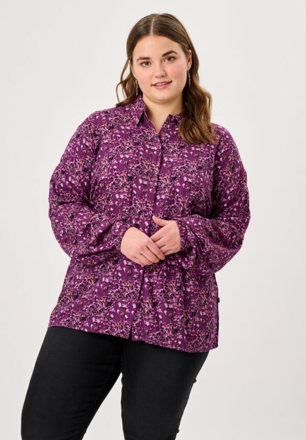 Adia - Bluse - Adgeira - Aubergine Pink - Xl/54-56 billede