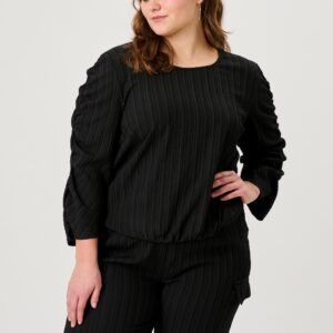 Adia - Bluse - Adgela - Black - Xl/54-56 billede