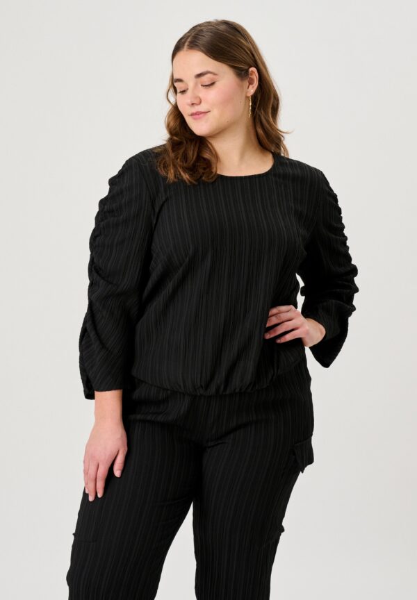 Adia - Bluse - Adgela - Black - Xl/54-56 billede