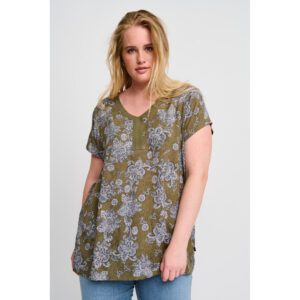 Adia - Bluse - Adleona - Camouflage - S billede