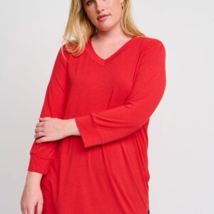 Adia - Bluse - Adlibby - Summer Red - S/42-44 billede