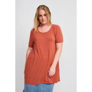 Adia - T-shirt - Adlidia - Burnt Orange - S/42-44 billede