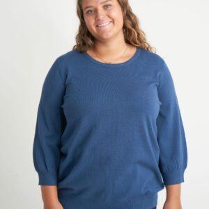 Adia - Bluse - Adlolla - Navy - L billede