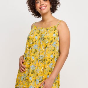 Adia - Top - Adlulie - Yoke Yellow - S/42-44 billede