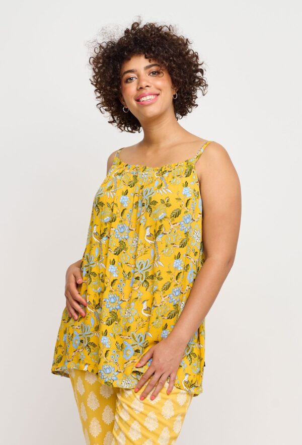 Adia - Top - Adlulie - Yoke Yellow - S/42-44 billede