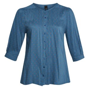 Adia - Bluse - Admarcy - Petrol Blue - S/42-44 billede