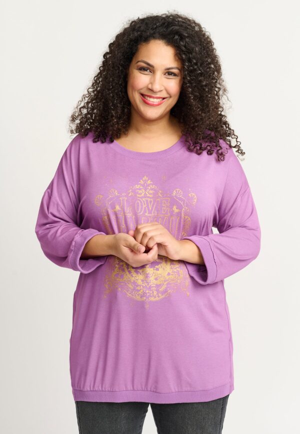 Adia - Bluse - Admarge - Purple Haze - M/46-48 billede