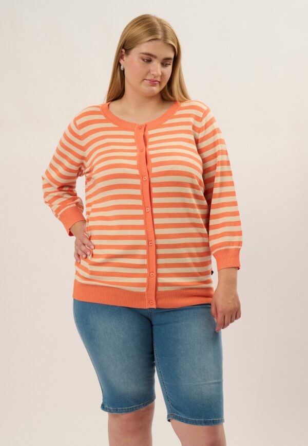 Adia - Bluse - Adpamila - Spring Orange - Xl/54-56 billede