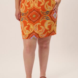 Adia - Nederdel - Adpapaya - Spring Orange - Xl/54-56 billede