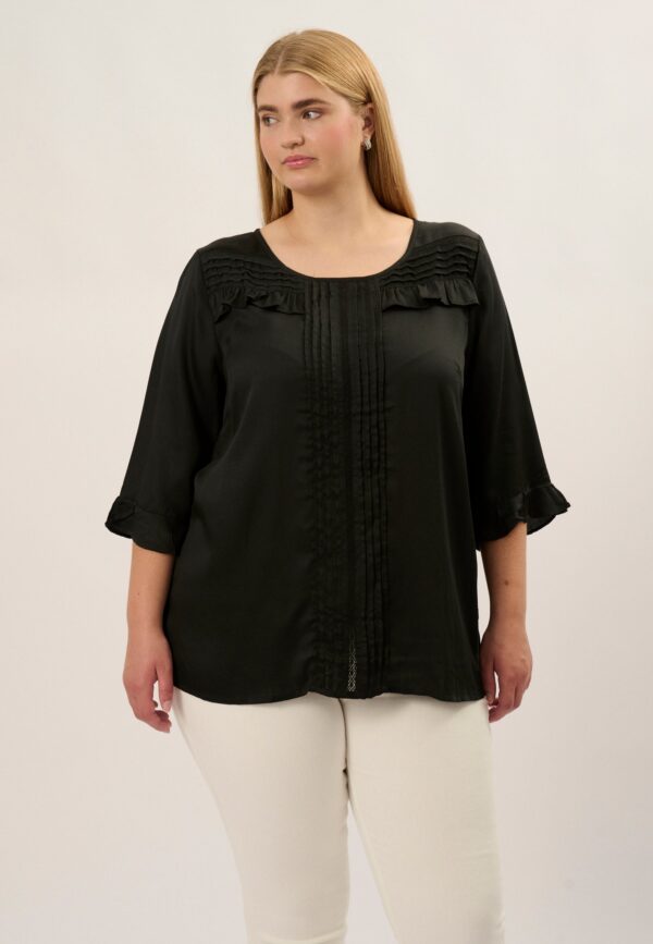 Adia - Bluse - Adpatricia - Black - L/50-52 billede