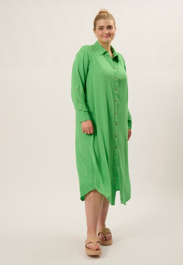 Adia - Kjole - Adperline - Green - Xl/54-56 billede