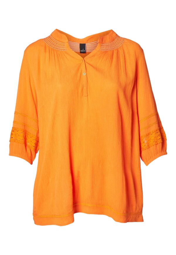 Adia - Bluse - Adpernilla - Spring Orange - L/50-52 billede