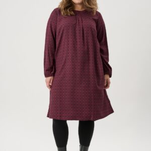 Adia - Kjole - Adroberta - Wine Red - Xl/54-56 billede