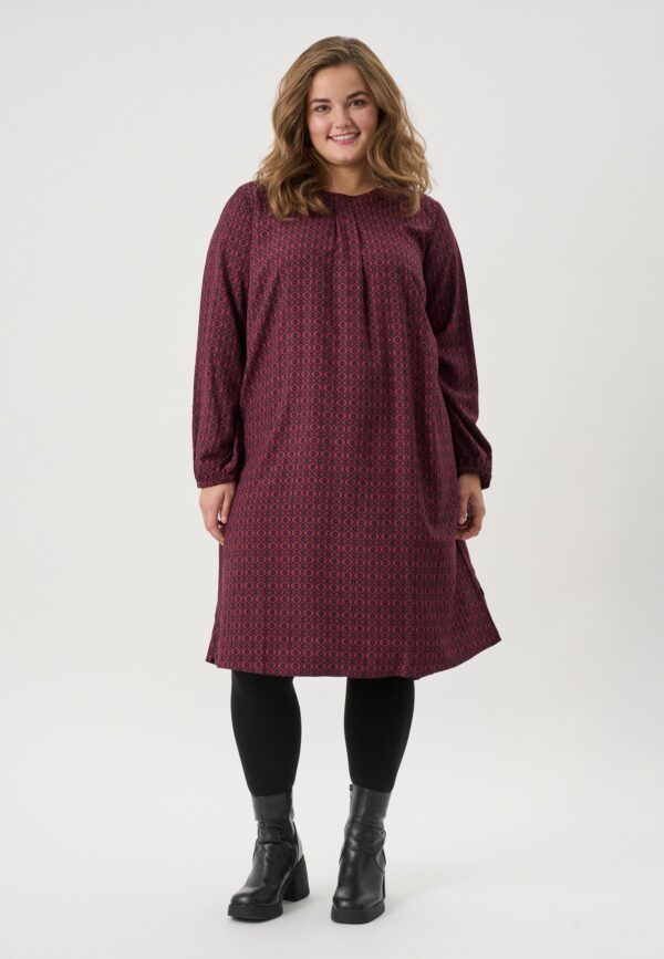 Adia - Kjole - Adroberta - Wine Red - Xl/54-56 billede