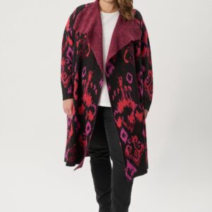 Adia - Cardigan - Adrosalinda - Wine Red - Xl/54-56 billede