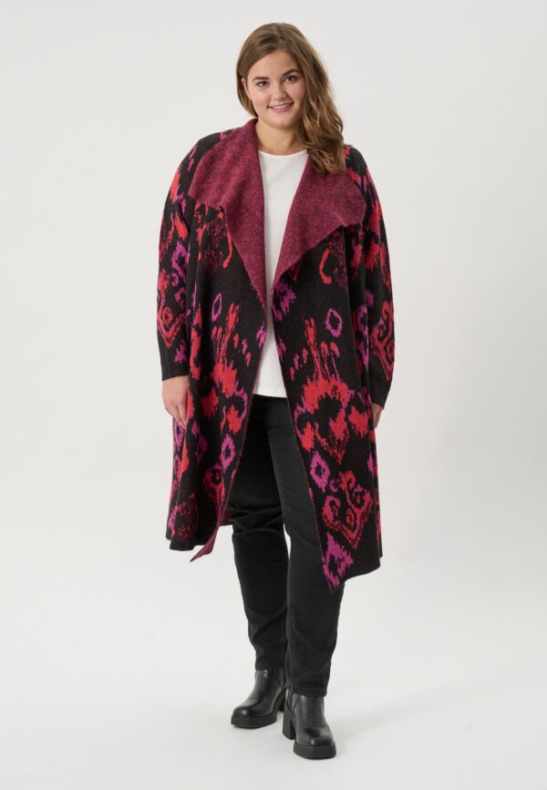 Adia - Cardigan - Adrosalinda - Wine Red - Xl/54-56 billede