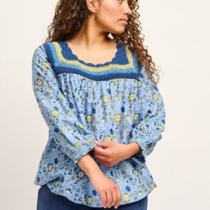 Adia - Bluse - Adselja - Federal Blue - Xl/54-56 billede