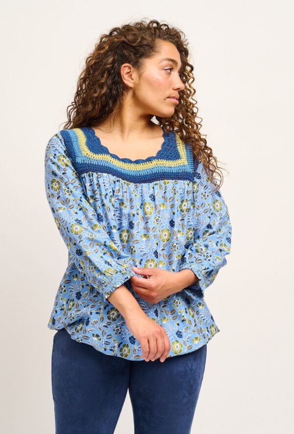 Adia - Bluse - Adselja - Federal Blue - Xl/54-56 billede