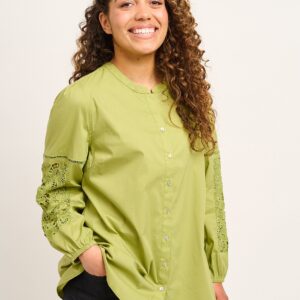 Adia - Skjorte - Adsharon - Spinach Green - Xl/54-56 billede