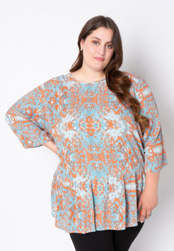 Adia - Bluse - Adsille - Dolphin Blue - Xl/54-56 billede