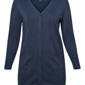 Adia - Bluse - Adsyverine - Navy - L/50-52 billede