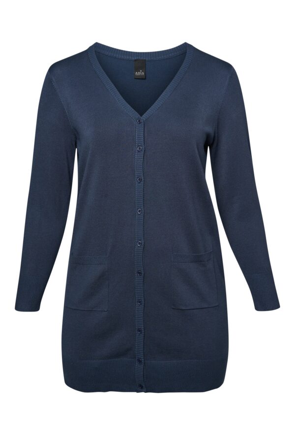 Adia - Bluse - Adsyverine - Navy - L/50-52 billede