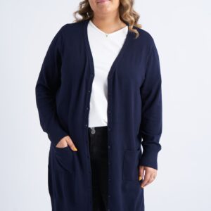 Adia - Bluse - Adsyverine - Navy Blue - M/46-48 billede