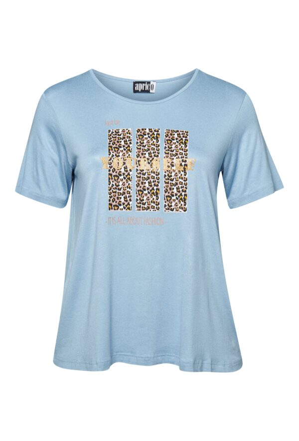 Apauburn - Light Blue - T-shirt - M/46-48 billede